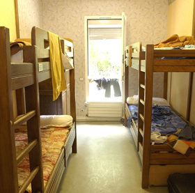 bed room in the main accommodation block