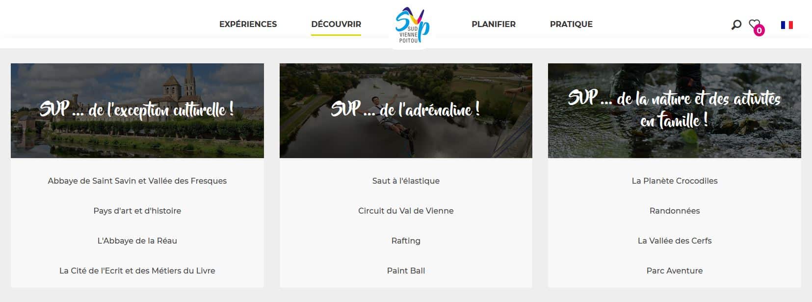 extrait du site Destination Sud Vienne Poitou