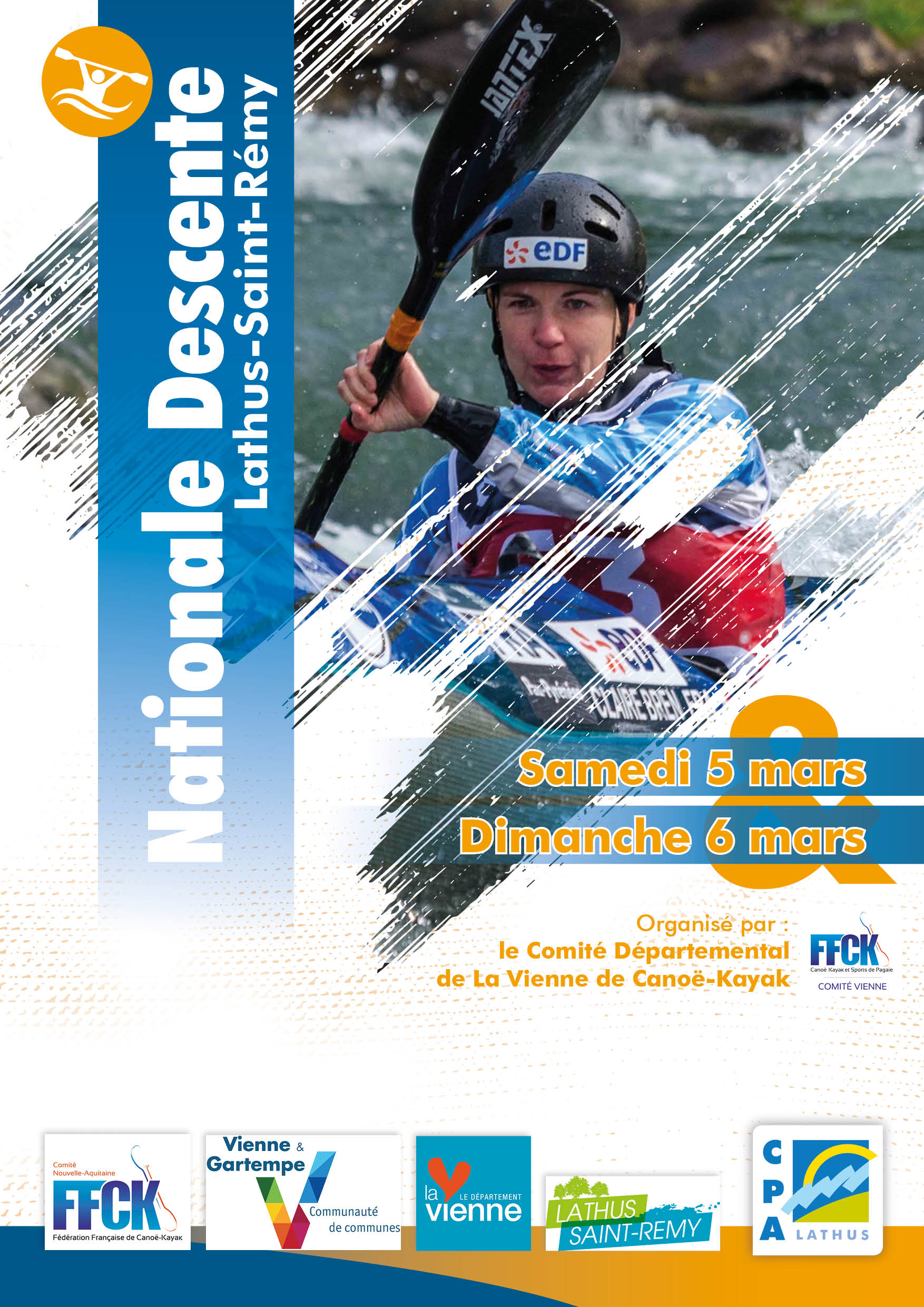 affiche competition kayak 2022