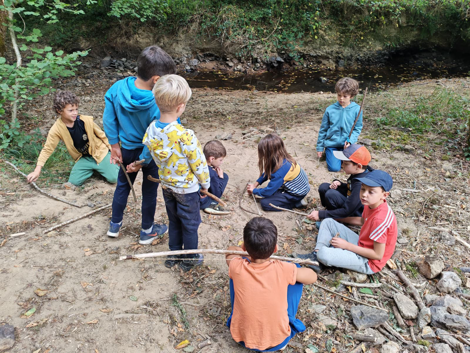 camp trappeur enfants